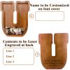 12" Custom Extra Large Wooden Letter Piggy Bank (Laser Engraved Name) Personalized Piggy Bank for Kids Boys Girls Customized Coin Bank Perfect Personalized Gift for Birthday and Festival-U Piggy Bank view 2
