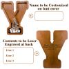 12" Custom Extra Large Wooden Letter Piggy Bank (Laser Engraved Name) Personalized Piggy Bank for Kids Boys Girls Customized Coin Bank Perfect Personalized Gift for Birthday and Festival-Y Piggy Bank view 2