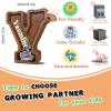 12" Custom Extra Large Wooden Letter Piggy Bank (Laser Engraved Name) Personalized Piggy Bank for Kids Boys Girls Customized Coin Bank Perfect Personalized Gift for Birthday and Festival-Y Piggy Bank view 3