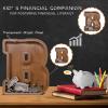 12" Custom Extra Large Wooden Letter Piggy Bank (Laser Engraved Name) Personalized Piggy Bank for Kids Boys Girls Customized Coin Bank Perfect Personalized Gift for Birthday and Festival-B Piggy Bank view 4
