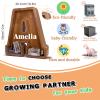 12" Custom Extra Large Wooden Letter Piggy Bank (Laser Engraved Name) Personalized Piggy Bank for Kids Boys Girls Customized Coin Bank Perfect Personalized Gift for Birthday and Festival-A Piggy Bank view 4