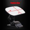 Clip On Car Baby Mirror, Ampper Adjustabe HD Glass Convex Wide Angle Interior Rearview Baby Rear Facing Mirror (Framed Rectangle, Small, 3.5" X 2.2") view 3