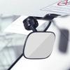 Clip On Car Baby Mirror, Ampper Adjustabe HD Glass Convex Wide Angle Interior Rearview Baby Rear Facing Mirror (Framed Rectangle, Small, 3.5" X 2.2") view 4