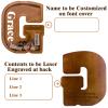 12" Custom Extra Large Wooden Letter Piggy Bank (Laser Engraved Name) Personalized Piggy Bank for Kids Boys Girls Customized Coin Bank Perfect Personalized Gift for Birthday and Festival-G Piggy Bank view 2