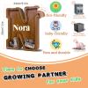 12" Custom Extra Large Wooden Letter Piggy Bank (Laser Engraved Name) Personalized Piggy Bank for Kids Boys Girls Customized Coin Bank Perfect Personalized Gift for Birthday and Festival-N Piggy Bank view 3