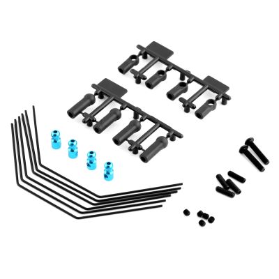 1/10 RC Metal Front & Rear Torsional Sway Bar Link Kit Replacement for Tamiya XV01 XV02#54514 1/10 RC Car