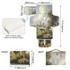 Kigai Cows in A Field Portable Diaper Changing Pad, Travel Diaper Changing Pad for Newborn, Foldable Waterproof Baby Changing Mat with Baby Wipes Pockets view 4