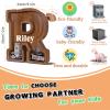 12" Custom Extra Large Wooden Letter Piggy Bank (Laser Engraved Name) Personalized Piggy Bank for Kids Boys Girls Customized Coin Bank Perfect Personalized Gift for Birthday and Festival-R Piggy Bank view 3