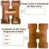 12" Custom Extra Large Wooden Letter Piggy Bank (Laser Engraved Name) Personalized Piggy Bank for Kids Boys Girls Customized Coin Bank Perfect Personalized Gift for Birthday and Festival-H Piggy Bank view 2