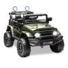 SEHOMY 12V Kids Ride On Truck with Parent Remote, 4 Wheels Battery Powered Electric Car for Kids Toys - 3 Speed, Spring Suspension, LED Lights, Safety Start, Music, Kids Electric Vehicles Dark Green view 1
