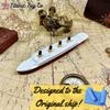 Titanic Bath Boat and Pool Toy by TitanicToyCo, RMS Titanic Toys for Kids, Historically Accurate Titanic Toy, Titanic Ship, Titanic Cake Topper, Titanic Figurine view 3
