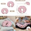 Goronwyfloyd 2 Pack Koala Strawberry and Lemon Nursing Pillowcase Nursing Pillow Cover Detachable Nursing Pillow Protective Cas Baby Feeding Easy to Use and Not Easy to Fade view 4
