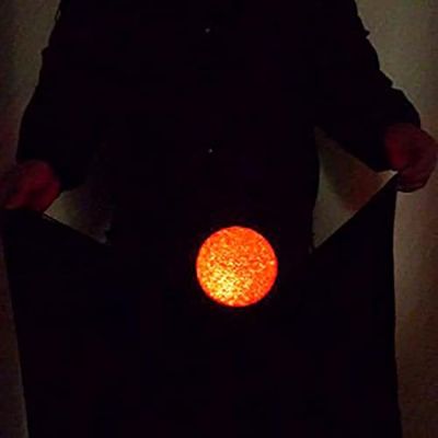 blue-ther Electric Floating and Glowing Ball (11 cm/4.33 in) Magic Tricks for Magicians Stage Illusion Gimmicks Mentalism Color Change Light Ball Magic