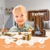12" Custom Extra Large Wooden Letter Piggy Bank (Laser Engraved Name) Personalized Piggy Bank for Kids Boys Girls Customized Coin Bank Perfect Personalized Gift for Birthday and Festival-T Piggy Bank view 4