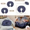 Goronwyfloyd Daisy Nursing Pillow Cover for Baby Boy Girl 2 Pieces Breastfeeding Slipcover Infant Newborn Nursery Bottle Pillowcase Breathable and Washable view 4