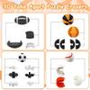 30 pcs Balls Erasers for Kids Classroom PrizesPuzzle Eraser 3D Take Apart Football Pencil Erasers for Kids Classroom Prizes, Class Treasure Box,Game Rewards,Party Favors, Color Random view 2