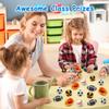 30 pcs Balls Erasers for Kids Classroom PrizesPuzzle Eraser 3D Take Apart Football Pencil Erasers for Kids Classroom Prizes, Class Treasure Box,Game Rewards,Party Favors, Color Random view 4