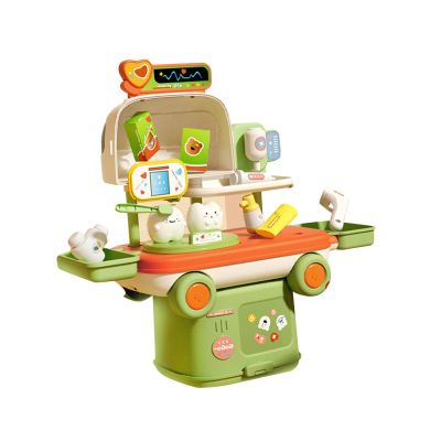 Milageto Kids Pretend Play Toys, Role Play, Montessori Toy Pretend Game for Children Day Gift Kids, Green
