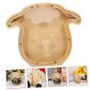 Abaodam Wooden Animal Shape Piggy Bank Cute Decorative Money Box for Boys and Girls Coin Collector Decor view 3