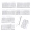 HOHXFYP 100 Pack Bubble Wand for Kids, Transparent Plastic Bubble Wands Bulk, 4.1in Bubble Toy Bubble Sticks for Weddings, Parties, Anniversaries, Valentine's Day view 1