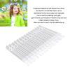 HOHXFYP 100 Pack Bubble Wand for Kids, Transparent Plastic Bubble Wands Bulk, 4.1in Bubble Toy Bubble Sticks for Weddings, Parties, Anniversaries, Valentine's Day view 3
