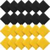Sotiff 24 Pcs Bean Bags Mini Nylon Cornhole Bean Bags for Kids Tossing Fun Sports Outdoor Family Games Carnival Toy Patriotic Small Beanbag Hand Toss Party Game Supplies for Kid Adult (Black, Yellow) view 1
