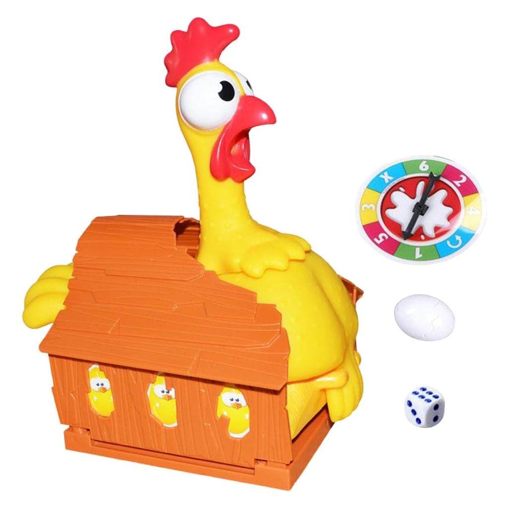 EHJRE Lucky Trick Hen Egg Laying Funny Toy Hobby Joke Gift