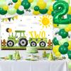 68Pcs Farm Tractor Baby Boy Girl Photography Background Cloth x2 Balloon Garland Arch Kit for Tractor Themed Birthday Party Decor Supplies view 4