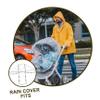 Abaodam Stroller Rain Windproof Cover for Easy to Install Protects from Rain and Wind view 2