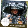 Abaodam Stroller Rain Windproof Cover for Easy to Install Protects from Rain and Wind view 4