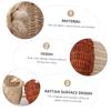 GALPADA Mini Rattan Handheld Bag for Boy Girl Cute Photography Prop with Natural Rattan Material Eye-catching Design for Boys and Girls for Stylish Photoshoots view 3
