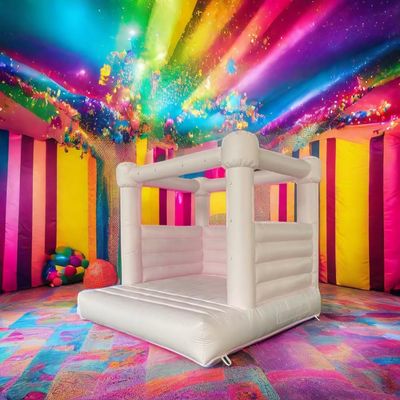 Alessia Cara 10FT Inflatable Bounce House Indoor and Outdoor Pink Bounce Castle Suitable for Wedding,Kids Birthday Baby Shower Business Photography(10x10x8FT with Blower)