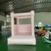 Alessia Cara 10FT Inflatable Bounce House Indoor and Outdoor Pink Bounce Castle Suitable for Wedding,Kids Birthday Baby Shower Business Photography(10x10x8FT with Blower) view 3
