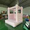 Alessia Cara 10FT Inflatable Bounce House Indoor and Outdoor Pink Bounce Castle Suitable for Wedding,Kids Birthday Baby Shower Business Photography(10x10x8FT with Blower) view 4