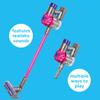 Casdon Dyson Cordless Vacuum Pink | Interactive & Officially Licensed Toy Dyson Vacuum For Children Aged 3+ | Realistic Role-Play Fun! view 3