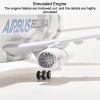 16.5 1:150 Scale Model Airplane A330-600 Beluga Transport Aircraft Model Jet Plane Collectibles Resin with Wheels Diecast for Collection Gift Ornament view 3