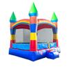 Crossover Rainbow Inflatable Bounce House for Kids and Toddlers, 13 x 12 x 14.5 Foot Bouncy Jump Castle Backyard Jumper, Commercial-Grade Vinyl, with Blower, Stakes and Storage Bag view 3