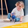 Casdon Dyson Cordless Vacuum Blue | Interactive & Officially Licensed Toy Dyson Vacuum For Children Aged 3+ | Realistic Role-Play Fun! view 4