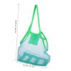 Abaodam Large Beach Mesh Bag 2 Pack Toy Storage Bag Handles Mesh Tote for Outdoor Toys Beach Swimming and Boating view 2