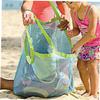 Abaodam Large Beach Mesh Bag 2 Pack Toy Storage Bag Handles Mesh Tote for Outdoor Toys Beach Swimming and Boating view 4