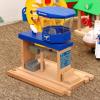 EHJRE Wooden Train Railway Track Accessories Scene Toys for Kids, Airport Terminal view 3