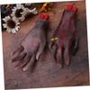 Abaodam Zombie Hand Prop Halloween Scary Decorations Severed Hand Fake Body Parts for view 3