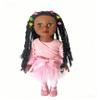 African American Black Girl Dolls - 18 Inch Black Dolls with Curly Afro Hair, Black Brown Doll with Ballerina Dress as for Girls(Ballet with Braids view 1