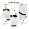 PRETYZOOM Funny Car Calf Mascot Ornament Creative Resin Dashboard Decoration for Home and Desktop Cute Cow Design for Joyful Car Atmosphere Safe and Practical Gift view 3