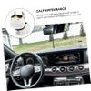 PRETYZOOM Funny Car Calf Mascot Ornament Creative Resin Dashboard Decoration for Home and Desktop Cute Cow Design for Joyful Car Atmosphere Safe and Practical Gift view 4