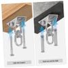 Abaodam 1set Heavy Duty Stainless Steel Swing Hanger Kit Snap Hooks for Hammocks and Swings Resistant Flexible Design for Use view 4