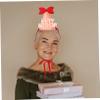 Alipis 1pc Birthday Party Felt Hat Adorable Bowknot Design for Showers Costume Parties and Festive Decorations Creative Accessory to Your Celebration view 3