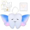 20 Moments of Tooth Squishie Tooth Fairy Pillow with Pocket and Poem to Invite Tooth Fairy - Tooth Fairy Tooth Holder Plushie, Cute view 1
