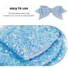 Zerodeko 4pcs Bow Straw Topper Glitter Decor for Mug Straw Xmas view 2