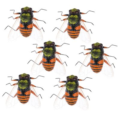 6Pcs Bee Figurine Ornaments for Pot Garden Decor Bee Decorations for Home and Yard